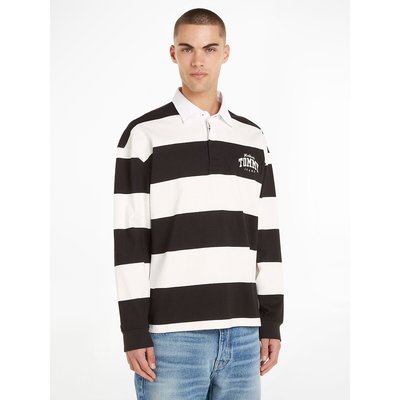 Polo largo, de mangas compridas, às riscas TOMMY JEANS