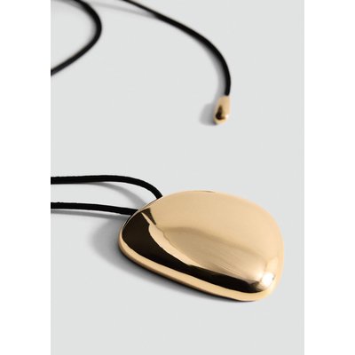 Collier avec pendentif métallique MANGO