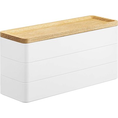 Boite à bijoux 3 niveaux en plastique Slim YAMAZAKI