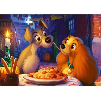 Puzzle La Belle et le Clochard 1000 pièces RAVENSBURGER