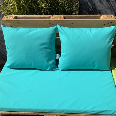 Ensemble de 2 coussins extérieurs pour salon palette HOME MAISON