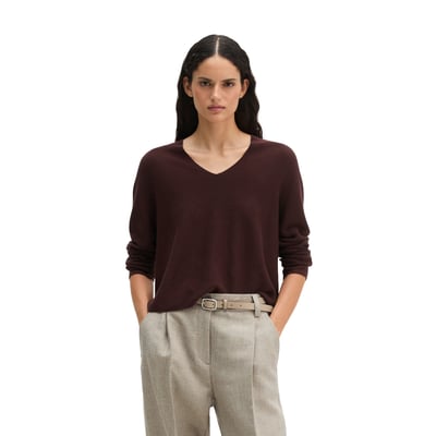 Pull-over seamless relaxed en pur coton bio MARC O'POLO