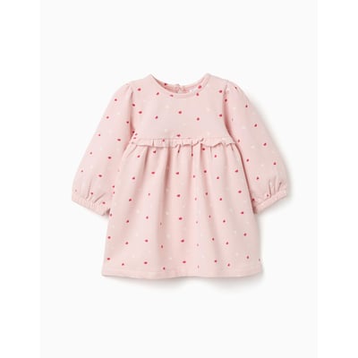 Robe en coton peigné avec motif cœur ZIPPY