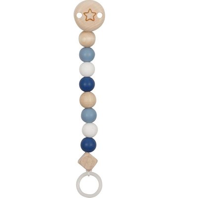Accroche-tétine étoile bleue GOKI