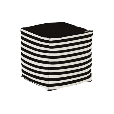 Pouf de jardin en coton 40 x 40 cm Stripes JARDINDECO