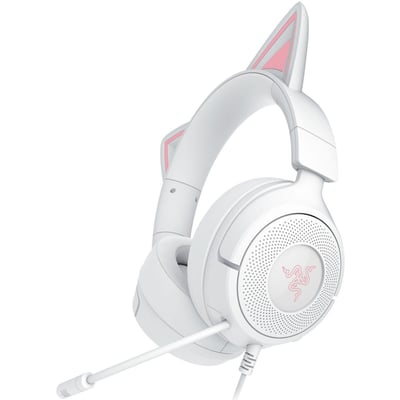 Casque gamer KRAKEN KITTY V3 X BLANC RAZER
