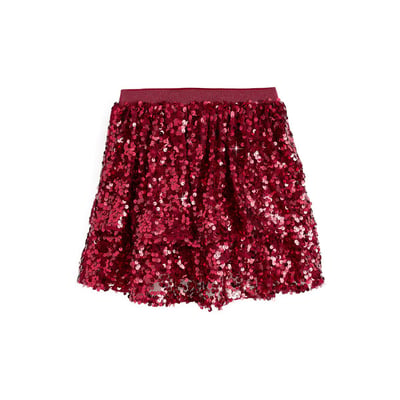 Jupe à sequins et froufrous effet superposé NEXT
