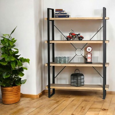 Etagère de rangement en bois recyclé style campagne AUCKLAND PIER IMPORT