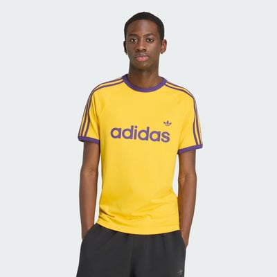 T-Shirt Slim 3 Bandes Ringer adidas Originals