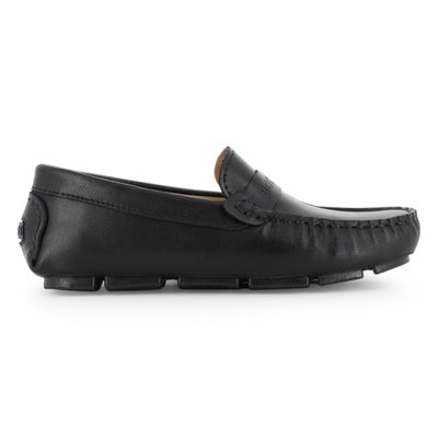 Moccasins en cuir de vachette BOSS KIDSWEAR