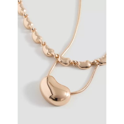Collier double combiné MANGO TEEN