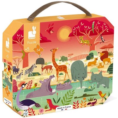 Puzzle Réserve animalière 54 pcs JANOD