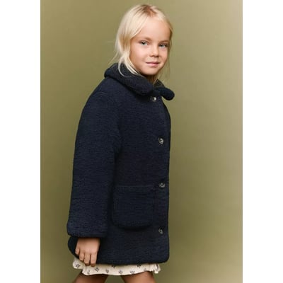 Manteau long en imitation mouton MANGO BABY
