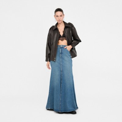 Jupe sirène en toile denim LIU JO