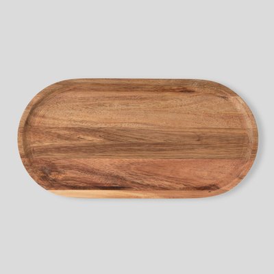 Plateau en bois, 12x6cm MONOPRIX