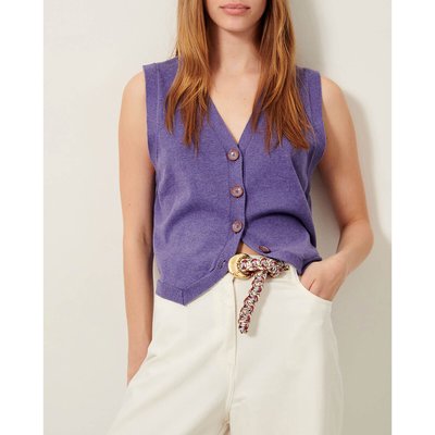 Gilet sans manches col V, GIANCARLO SESSUN