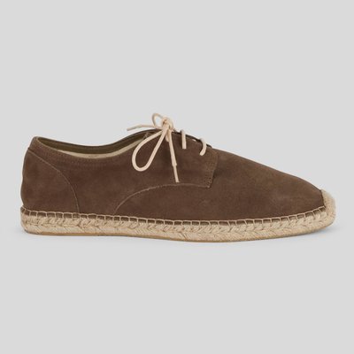Espadrilles à lacets, Cuir Responsable MONOPRIX