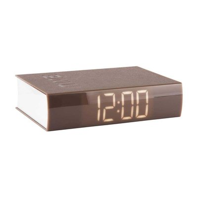 Réveil LED en plastique Book PRESENT TIME