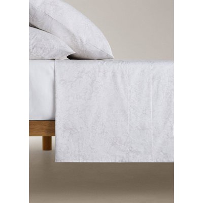 Drap plat percale de coton 200 fils lit 135/140 cm MANGO HOME
