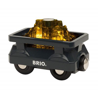 Wagon lumineux chargé d’or BRIO