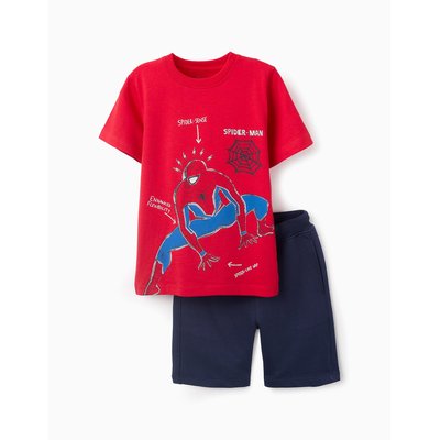 T-Shirt + Short en Coton 'Spider-Man' ZIPPY