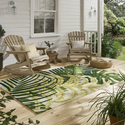 Tapis extérieur tissé kilim rectangle MANILA UN AMOUR DE TAPIS