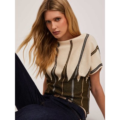 Chemise rayée avec effet plissé MOTIVI
