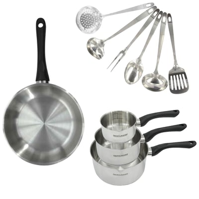 Batterie de cuisine 1 poêle 28cm + 3 casseroles 6cm GENEVA FACKELMANN