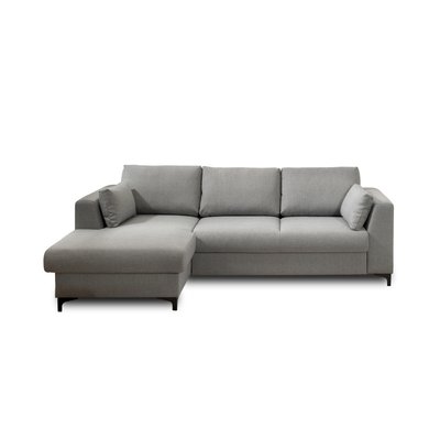 Canapé d'Angle Convertible en Tissu 4 places - TALA LISA DESIGN