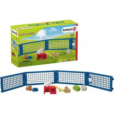 Farm World - Maison pour lapins et cochons d'Inde SCHLEICH
