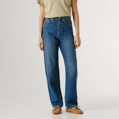 Addison - Jean Coupe Barrel, Taille Haute PEPE JEANS