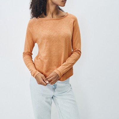 T-shirt met boothals en lange mouwen Sonoma AMERICAN VINTAGE