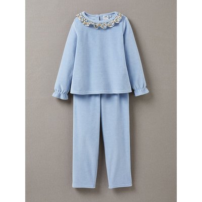 Pyjama velours tissu Liberty CYRILLUS