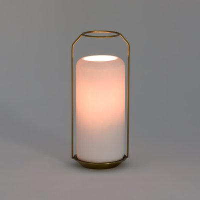 Hana Opaque Glass & Metal Lantern AM.PM