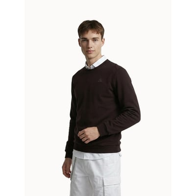 Sweat col rond Essentiel en double face Essentiels ton/ton LE COQ SPORTIF