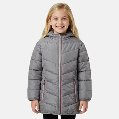 Doudoune matelassée zippée à capuche imprimée, coupe droite GRAND NORD LEE COOPER