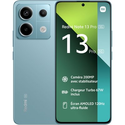 Smartphone Redmi Note 13 Pro 256Go Bleu Ocean 5G XIAOMI