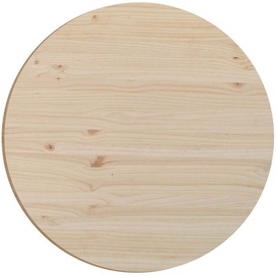 Plateau rond en pin 75 cm Épaisseur 1,6 cm JARDINDECO