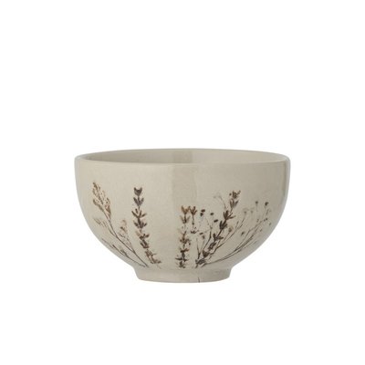 Bol céramique craquelée motif floral peint  Bea BLOOMINGVILLE