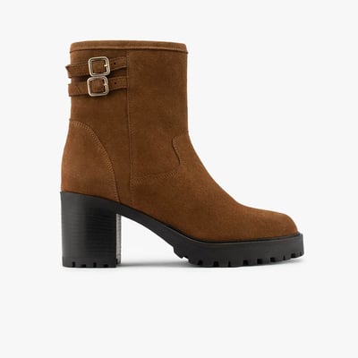 Bottine cuir velours LIVIA MAISON TOUFET