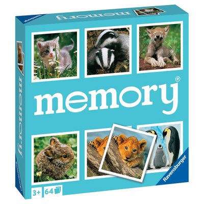 memory® enfants animaux - le jeu classique pour les fans d'animaux RAVENSBURGER