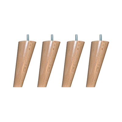 Pied scandinave bois (lot de 4) SOMEO