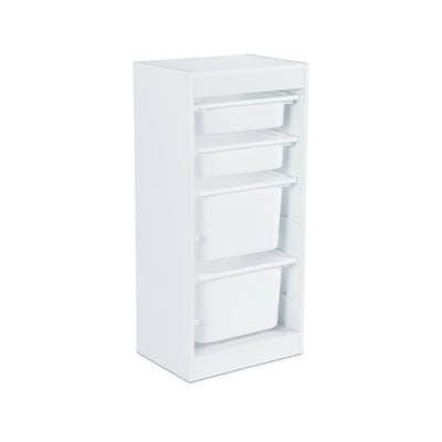 Meuble de rangement enfant 4 bacs de rangement SORA SWEEEK