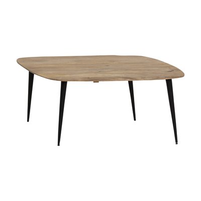 Table basse losange en bois de manguier et métal  AIMÉE MADE IN MEUBLES 