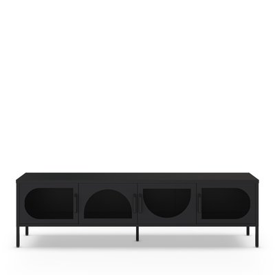 Meuble TV 4 portes en métal L180cm - Zio DRAWER