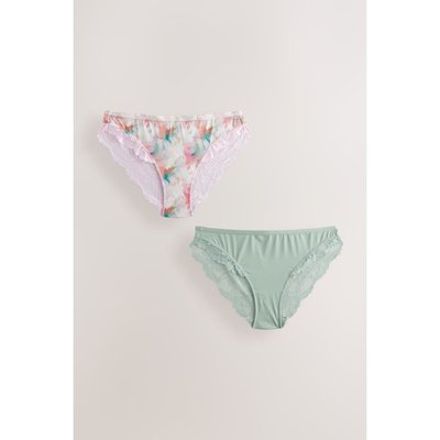 Slip avec liseré dentelle, lot de 2 NEXT