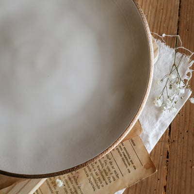 Lote de 4 pratos rasos EDGE, NOSSE CERAMIC NOSSE CERAMIC