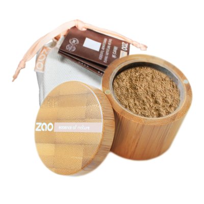 Mineral Silk  Poudre libre minérale  Beige clair 501 ZAO MAKEUP