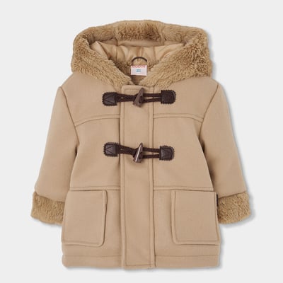 Duffle-coat bébé combiné à capuche et molleton BOBOLI