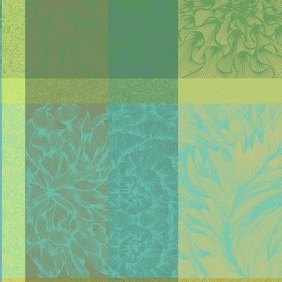Serviette pur coton MILLE PETALES GARNIER-THIEBAUT